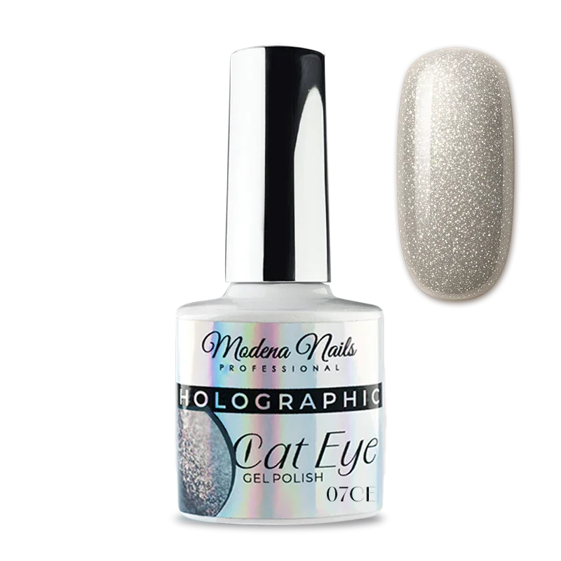 Lakier Hybrydowy Holographic Cat Eye - 07 CE - Modena Nails