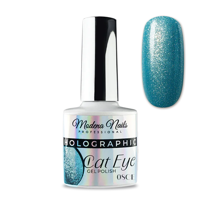 Lakier Hybrydowy Holographic Cat Eye - 08 CE - Modena Nails