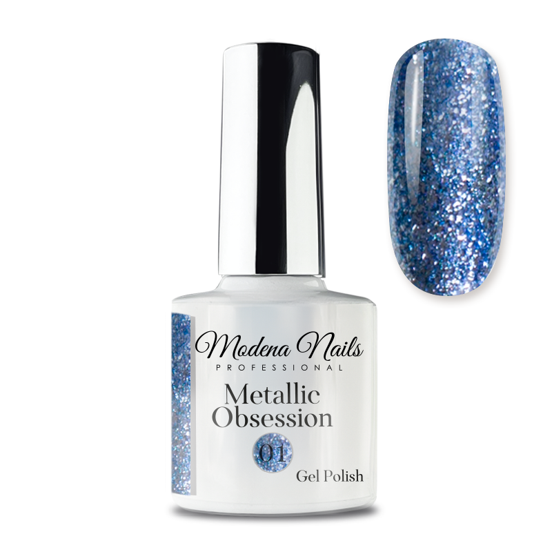 Lakier Hybrydowy Metallic Obsession 7,3ml 01 - Modena Nails