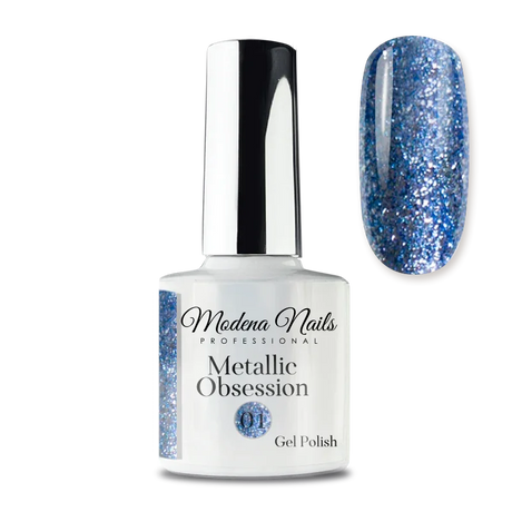 Lakier Hybrydowy Metallic Obsession 7,3ml 01 - Modena Nails