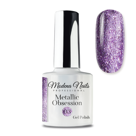 Lakier Hybrydowy Metallic Obsession 7,3ml 03 - Modena Nails Shop