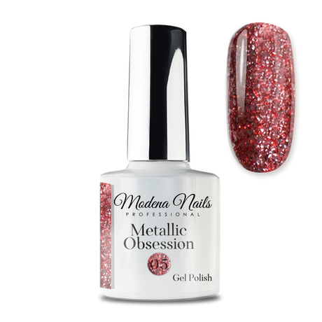 Lakier Hybrydowy Metallic Obsession 7,3ml 05 - Modena Nails Shop