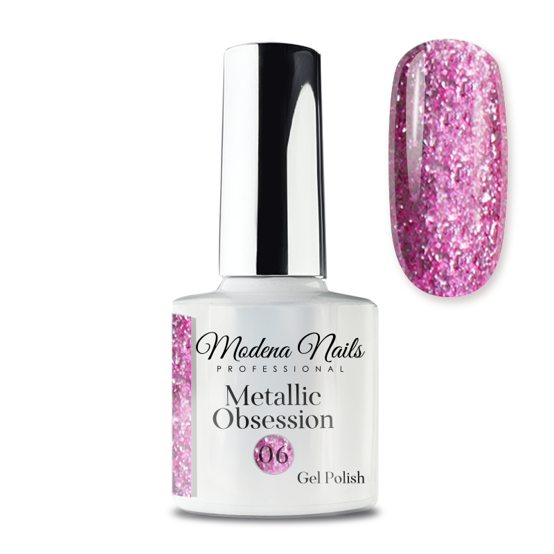 Lakier Hybrydowy Metallic Obsession 7,3ml 06 - Modena Nails Shop