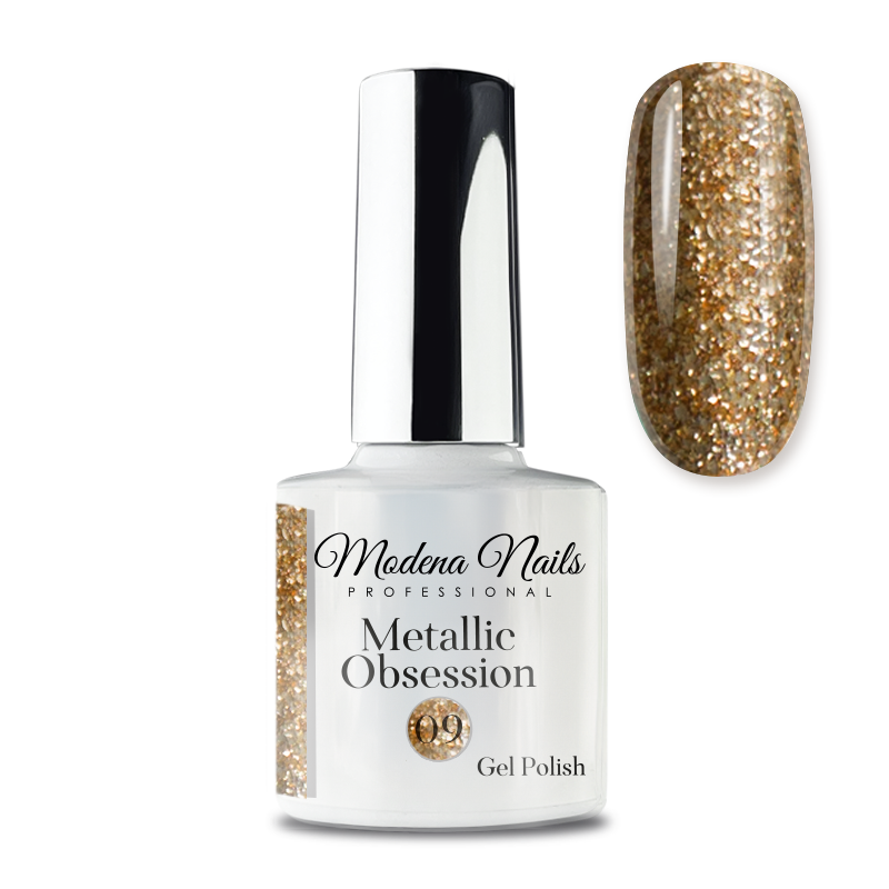 Lakier Hybrydowy Metallic Obsession 7,3ml 09 - Modena Nails Shop