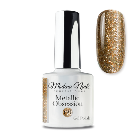 Lakier Hybrydowy Metallic Obsession 7,3ml 09 - Modena Nails Shop