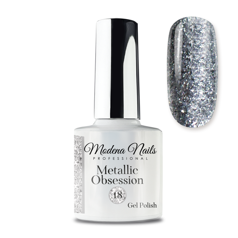 Lakier Hybrydowy Metallic Obsession 7,3ml 18 - Modena Nails Shop