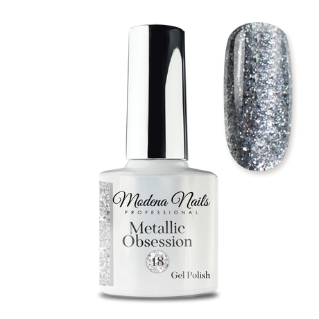 Lakier Hybrydowy Metallic Obsession 7,3ml 18 - Modena Nails Shop