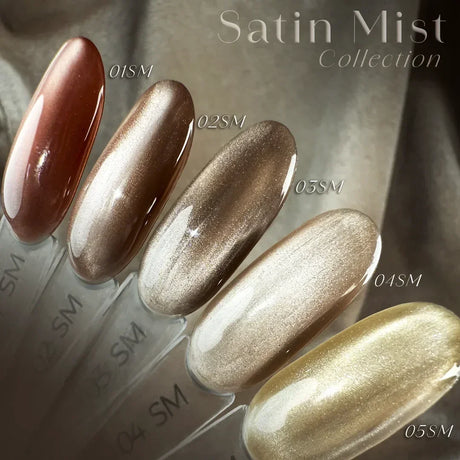 Lakier Hybrydowy Satin Mist Cat Eye - 01 SM - Modena Nails