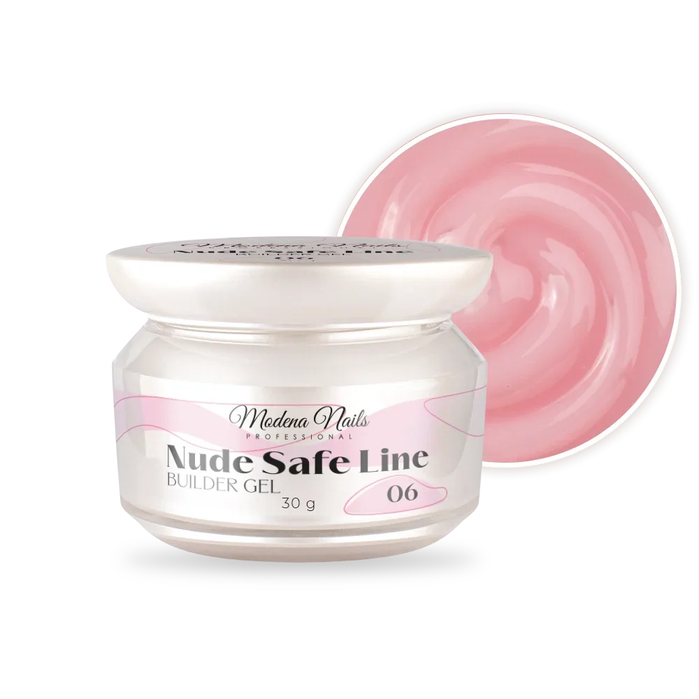 Nude SAFE LINE Builder Gel - 06 - zselés építő gél