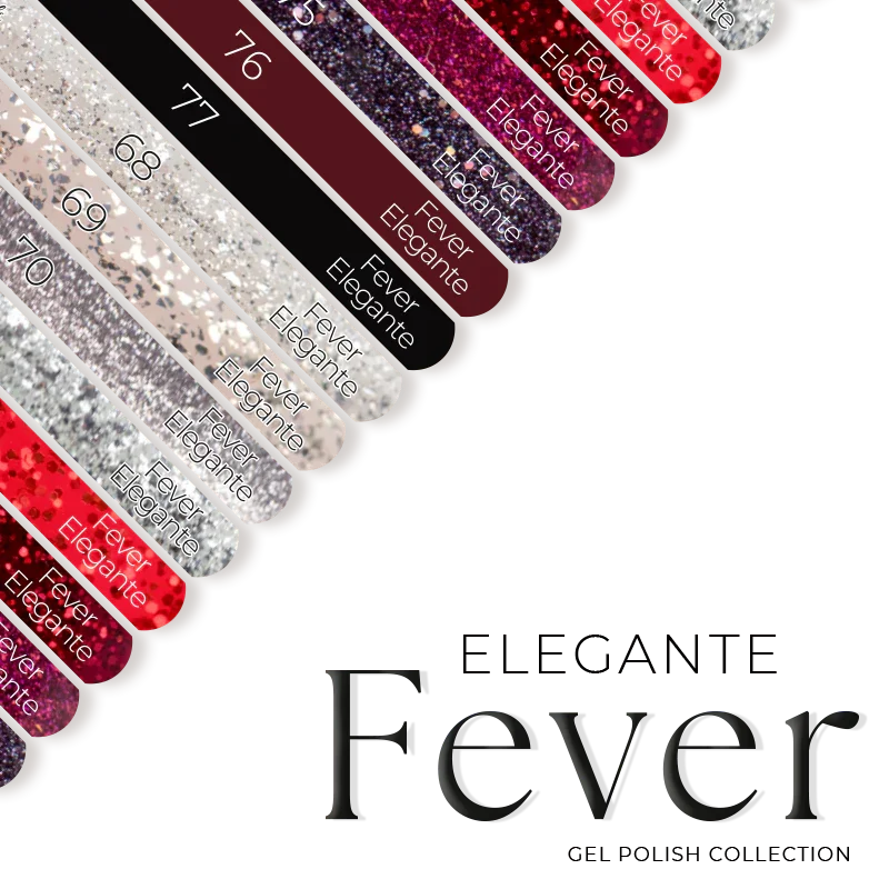 Naklejki Na Wzorniki - Fever collection ELEGANTE 68-77 - Modena Nails Shop