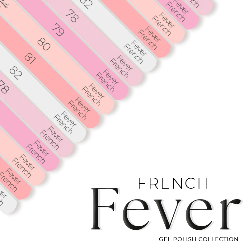Naklejki Na Wzorniki - Fever collection FRENCH 78-82 - Modena Nails Shop