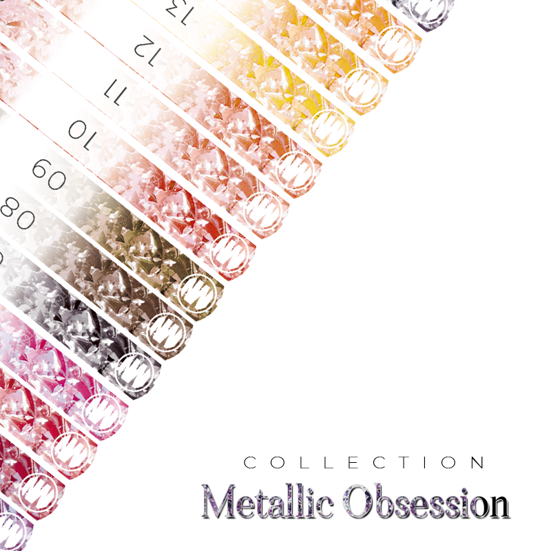 Naklejki Na Wzorniki - Metallic Obsession - Modena Nails Shop
