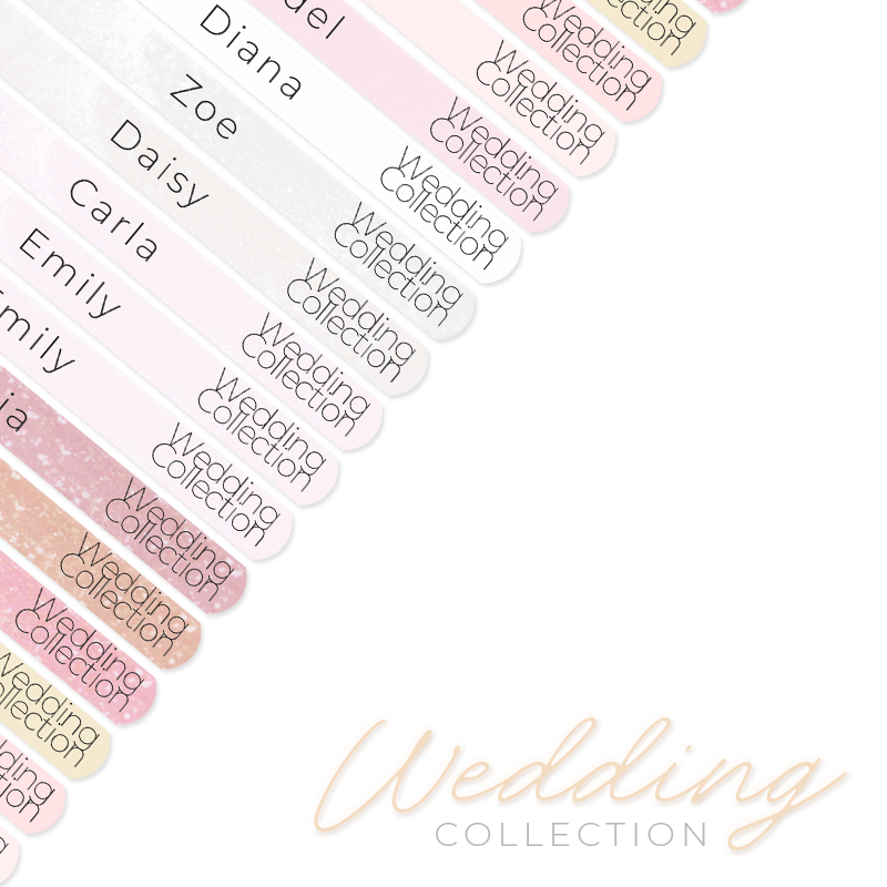 Naklejki Na Wzorniki - Wedding Collection - Modena Nails Shop