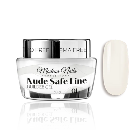 Nude SAFE LINE Builder Gel - 01 - Modena Nails
