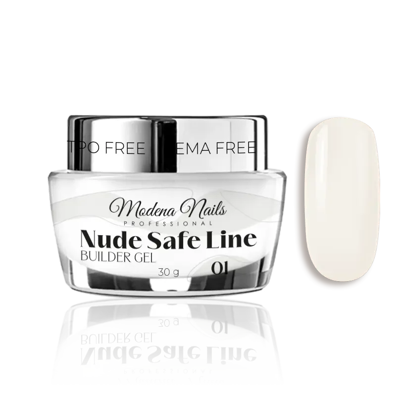 Nude SAFE LINE Builder Gel - 01 - Modena Nails