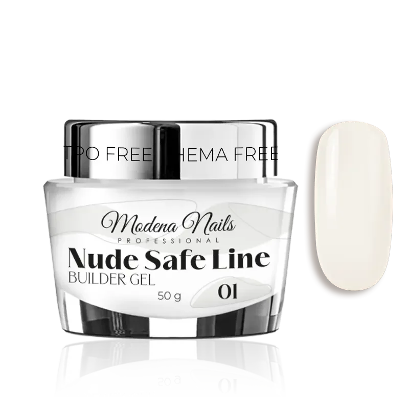Nude SAFE LINE Builder Gel - 01 - Modena Nails