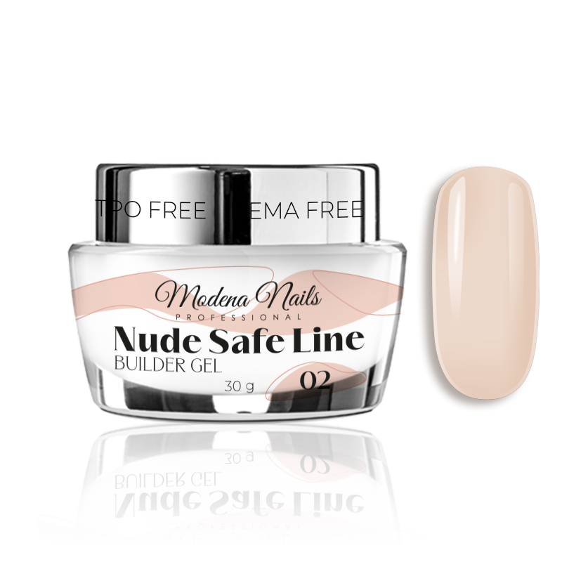 Nude SAFE LINE Builder Gel - 02 - Modena Nails Shop