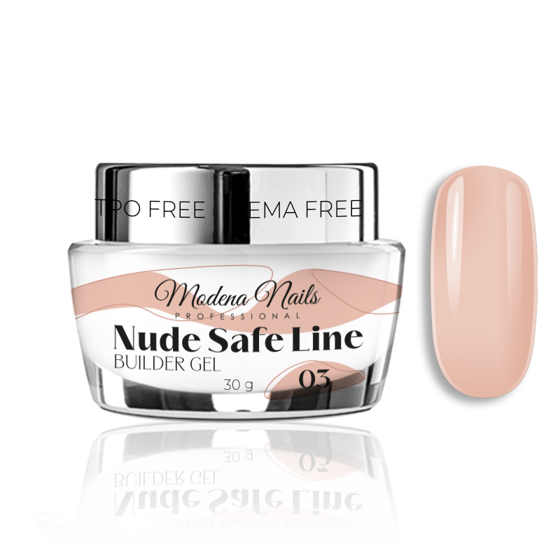 Nude SAFE LINE Builder Gel - 03 - Modena Nails Shop
