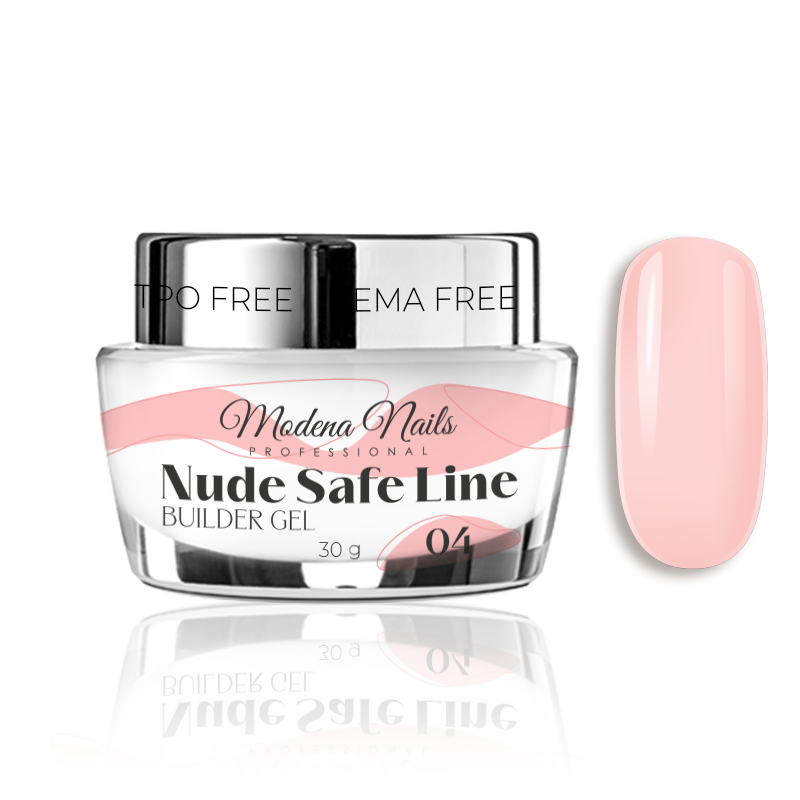 Nude SAFE LINE Builder Gel - 04 - Modena Nails Shop