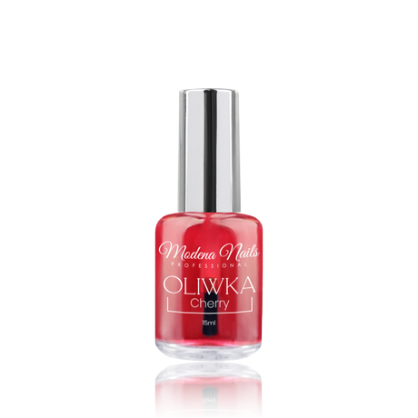 Oliwka z pędzelkiem 15ml - Cherry - Modena Nails