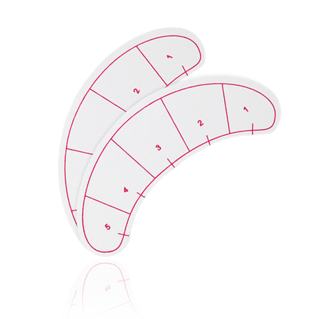 Płatki Pod Oczy z Podziałką 14szt - Modena Nails Shop