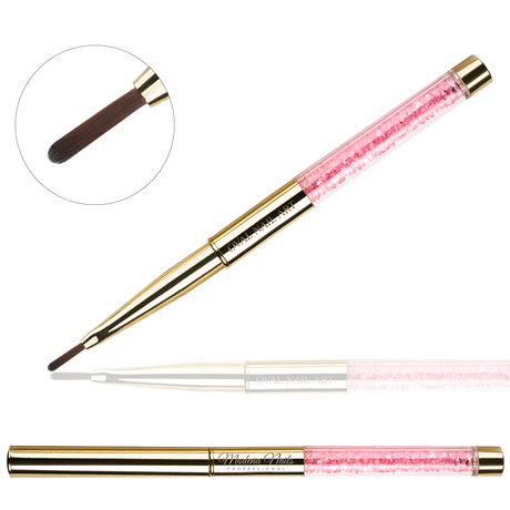 Pędzelek Do Zdobień Nail Art Gold Oval #2 - Modena Nails