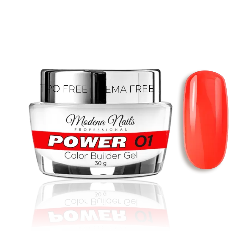 POWER Color Builder Gel 30g - 01 - Modena Nails
