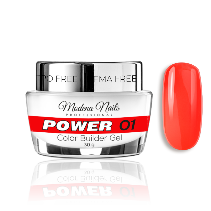 POWER Color Builder Gel 30g - 01 - Modena Nails Shop