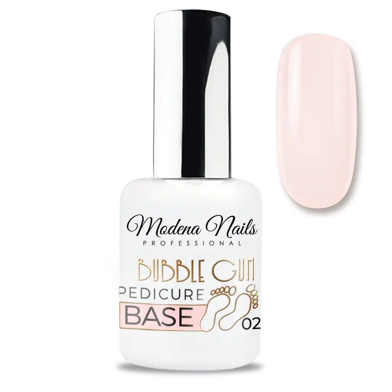 Pedicure Base Bubble Gum - 02 - Modena Nails