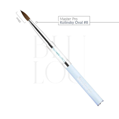 Pennello ovale BluLou Master Pro Kolinsky n. 8