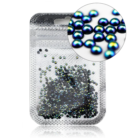 Perełki Nail Art - Black - Modena Nails