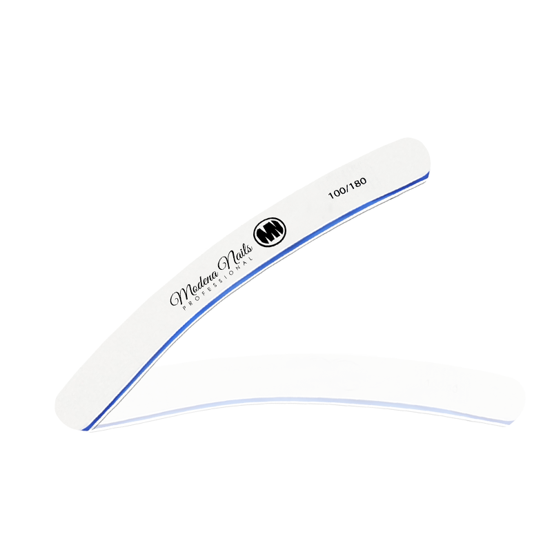 Pilnik Banan Biały 100/180 - Modena Nails