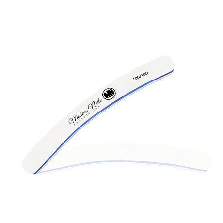 Pilnik Banan Biały 100/180 - Modena Nails Shop