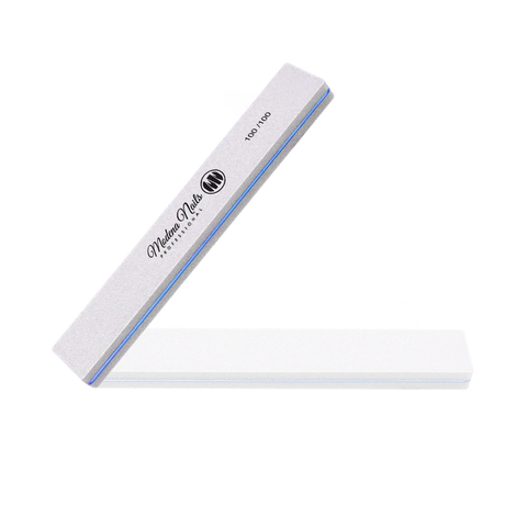 Polerka Prostokątna Szara 100/100 - Modena Nails