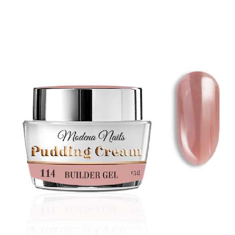 Pudding Cream Builder Gel 15g - 114 - Modena Nails Shop
