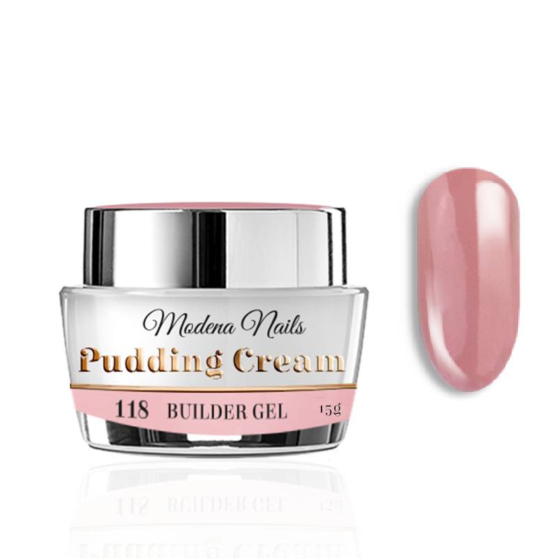 Pudding Cream Builder Gel 15g - 118 - Modena Nails Shop