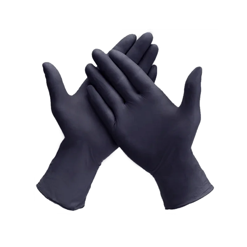 Rękawiczki Nitrylowe Bezpudrowe Black - 100 sztuk - Modena Nails