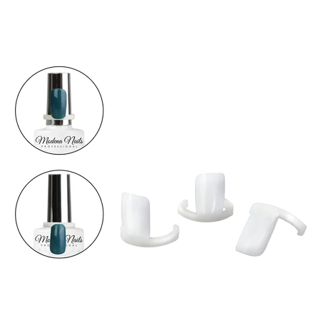 Ring/Tips Do Prezentacji Kolorów 50szt - Modena Nails