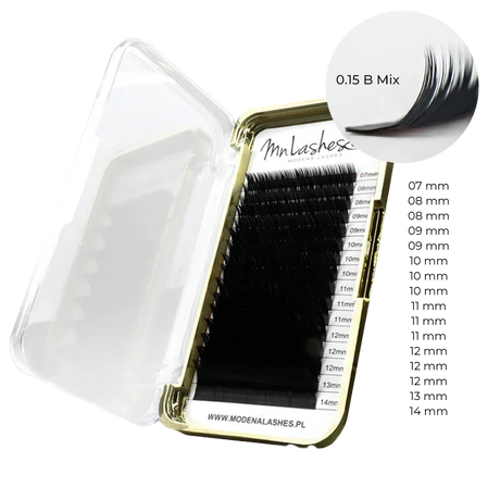 Rzęsy SILK MIX ( B ) - Modena Nails Shop