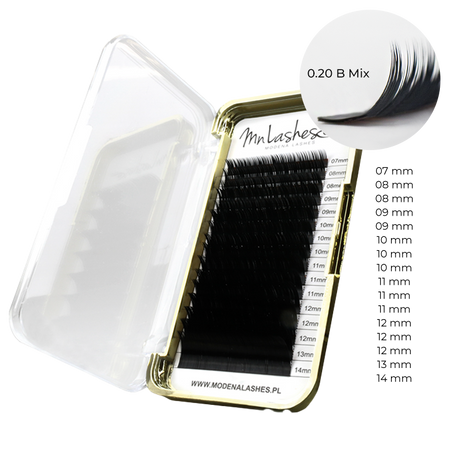Rzęsy SILK MIX ( B ) - Modena Nails Shop