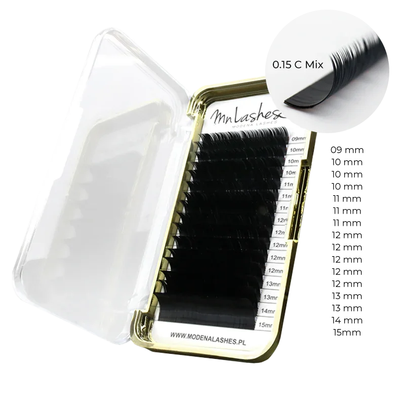Rzęsy SILK MIX ( C ) - Modena Nails Shop