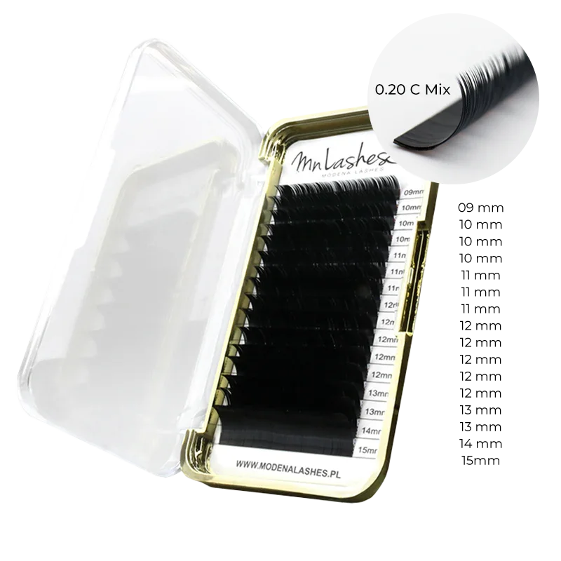 Rzęsy SILK MIX ( C ) - Modena Nails Shop