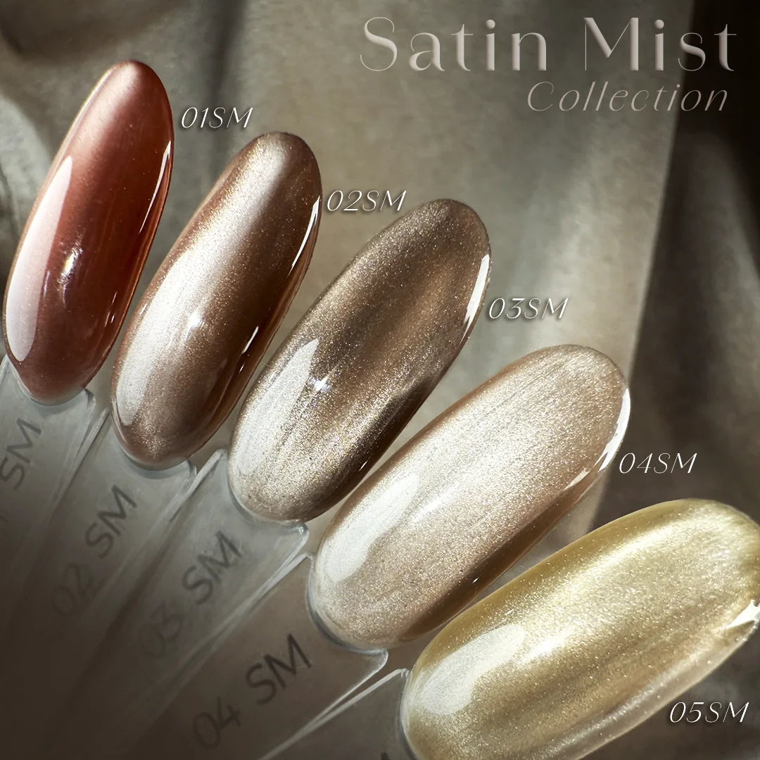 Lakier Hybrydowy Satin Mist Cat Eye - 01 SM - Modena Nails Shop