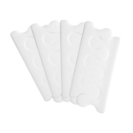 Separatory Do Pedicure Białe - 4 komplety - Modena Nails