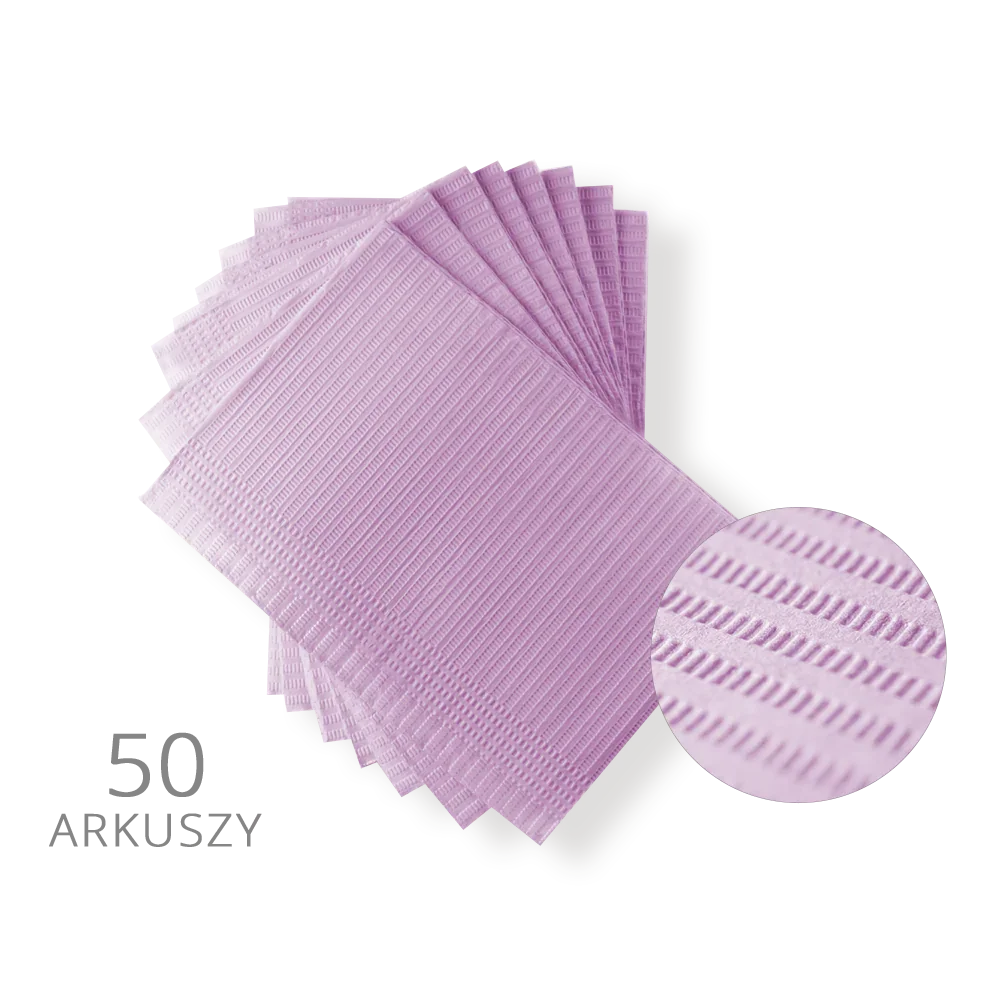 Serwety podfoliowane w arkuszach 50 szt - Modena Nails