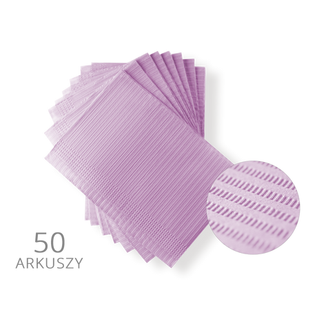 Serwety podfoliowane w arkuszach 50 szt - Modena Nails Shop