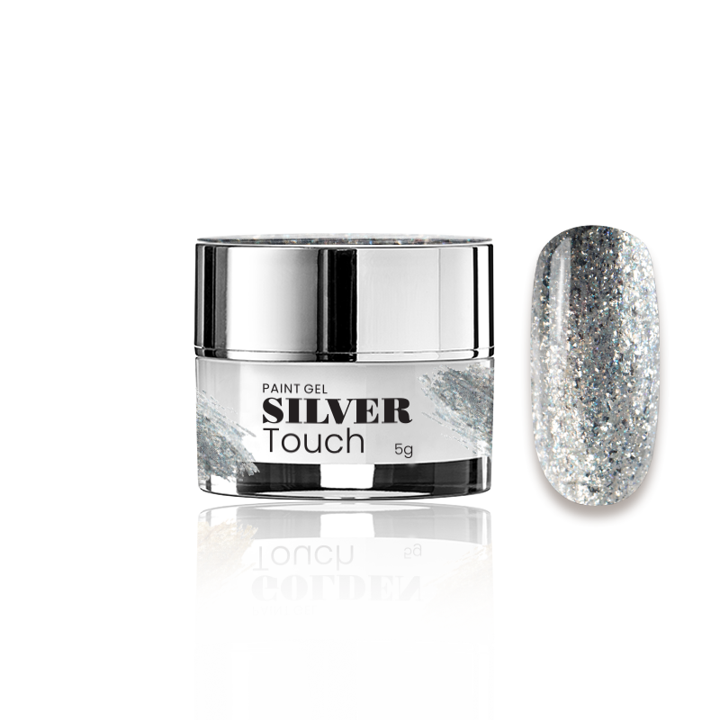 Silver Touch Paint Gel 5g - Modena Nails Shop