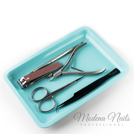 Tacka Na Narzędzia Prostokątna - Blue - Modena Nails