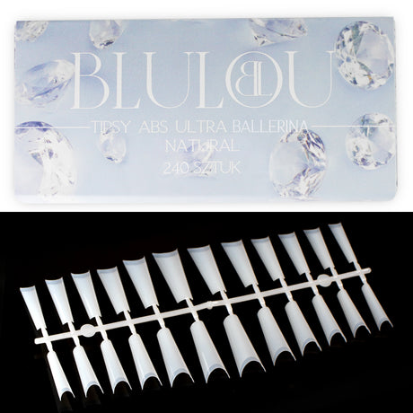 Tipsy ABS Ultra Ballerina NATURAL 240 sztuk - Modena Nails