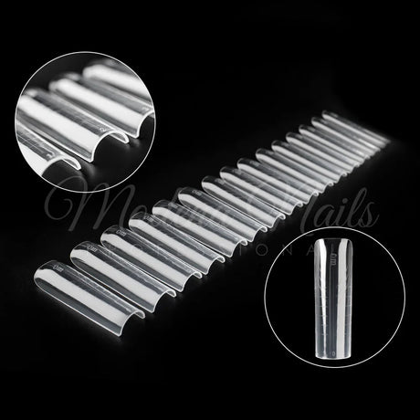 Tipsy Dual / Górne formy FLEX&THIN SQUARE - 150szt - Modena Nails